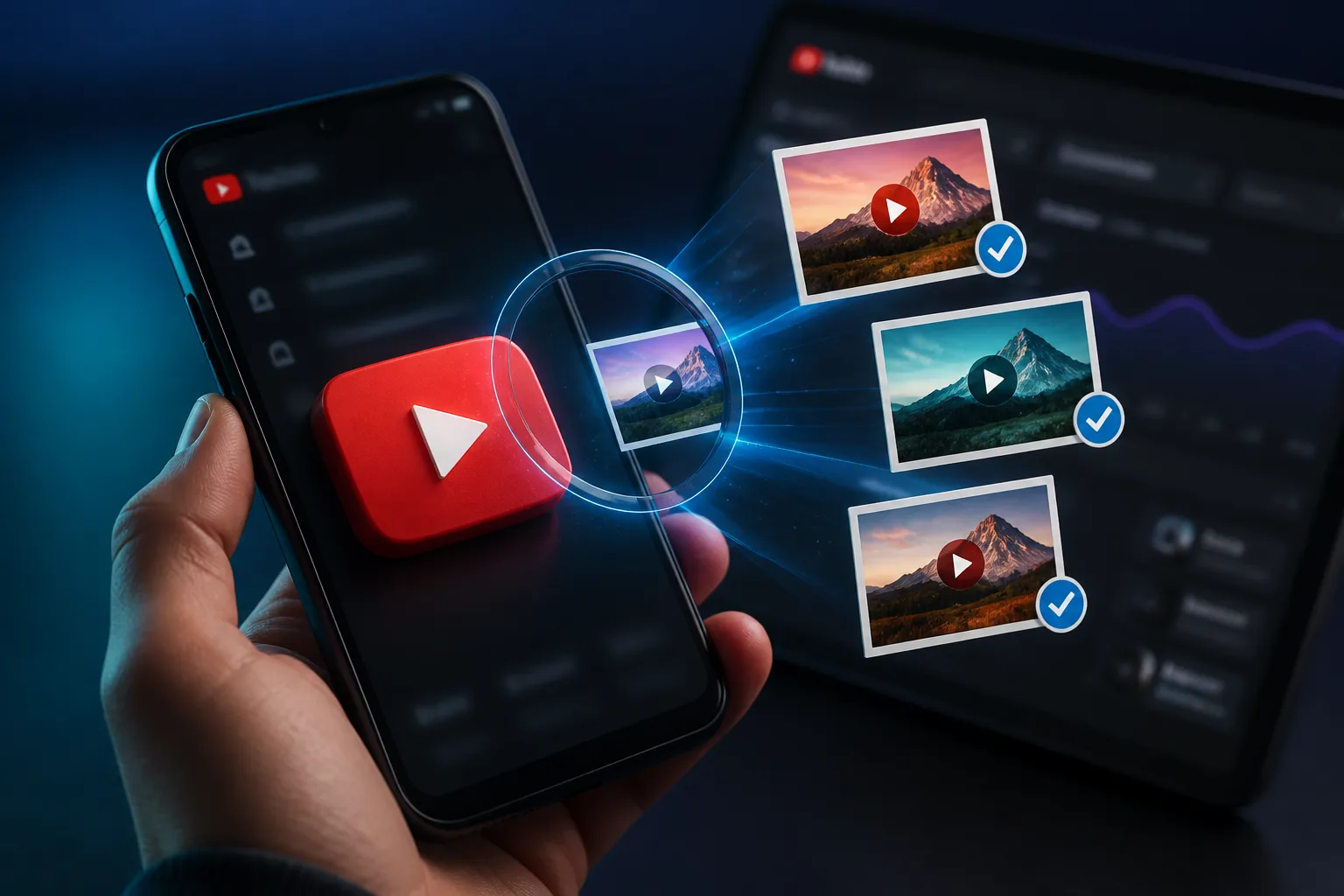 YouTube updates Studio app with AI feedback and thumbnail tools