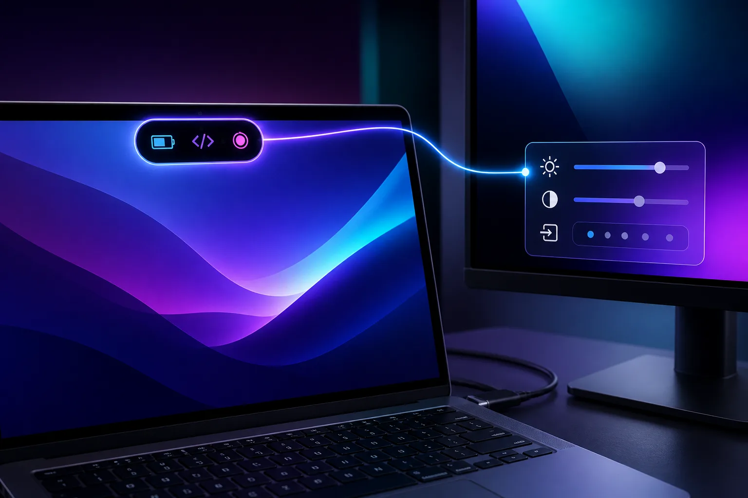 Halo 1.4 Introduces Dynamic Island for Mac with External Monitor Control